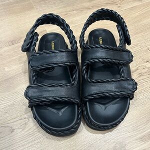 Black sandals from Shop Talulah